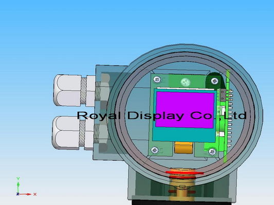 Electric Transflective Lcd Display , Monochrome Graphic Display High Reliability