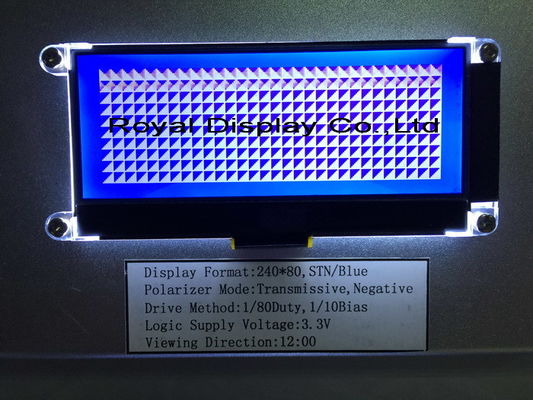 Hand Held Device Graphic LCD Module 240*80 Dots OEM / ODM Available