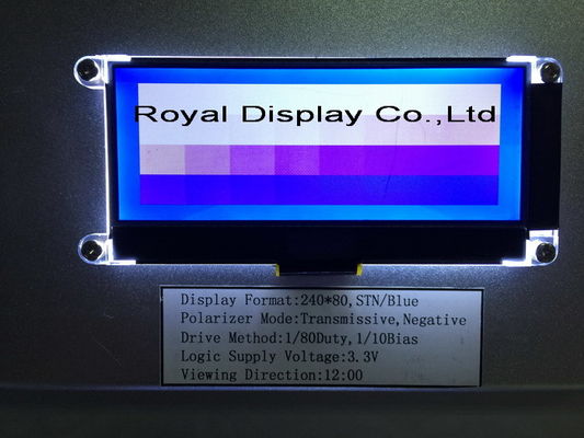 Hand Held Device Graphic LCD Module 240*80 Dots OEM / ODM Available