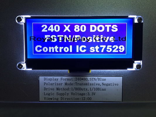 Hand Held Device Graphic LCD Module 240*80 Dots OEM / ODM Available