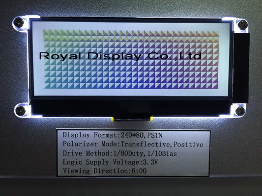 Hand Held Device Graphic LCD Module 240*80 Dots OEM / ODM Available