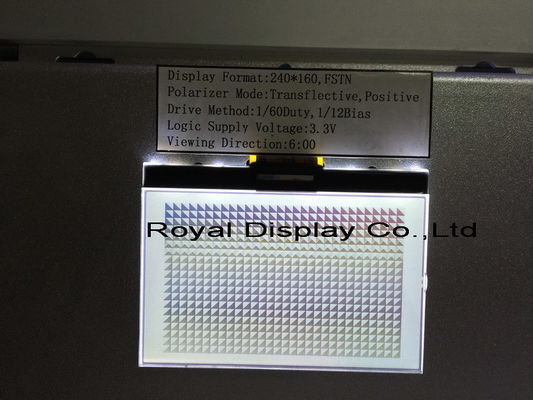 3.3V Power Supply Graphic LCD Module With ST7586S White LED Backlight