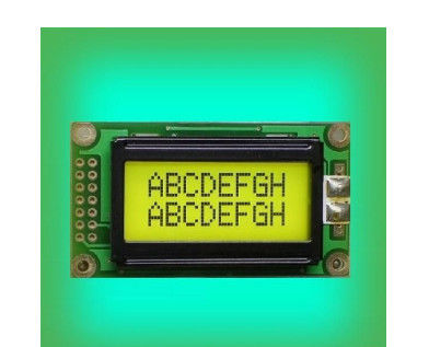 8X2 STN Postive Transflective COB 0802 LCD Module Display