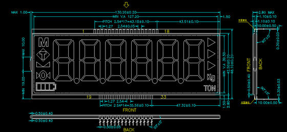MGD0060RP01-B Lcd Touch Screen Panel With SGS / ROHS Certificate