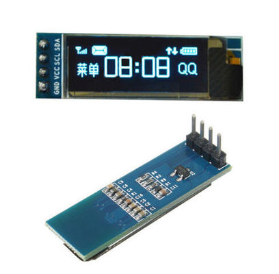 0.91 Inch 128x32 I2C IIC Serial Blue 0.91'' OLED LCD Display Module SSD1306 Driver