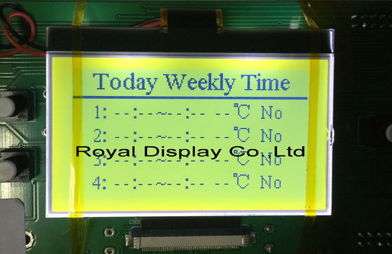 UC1698 Driver Dot Matrix Lcd For Fireplace RYG180100A Wide Operation