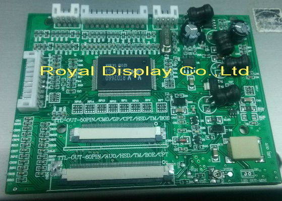 Customize LOGO LCD VGA Controller Board , TFT LCD Driver Board PCB800068
