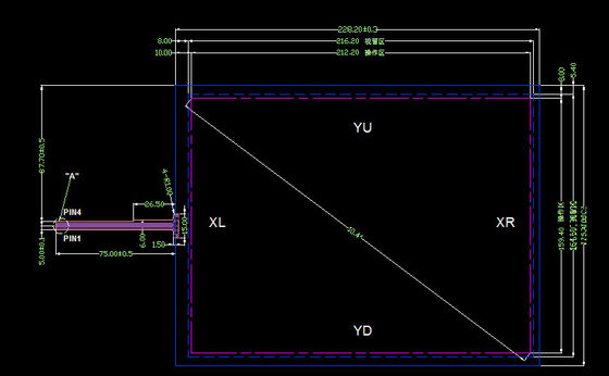 10.4 Inch Lcd Touch Panel Touch Panel Lcd Dustproof With RoHS Certificate