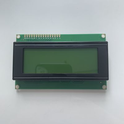4x20 Character LCD Display Module with Yellow Green Backlight