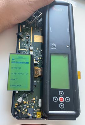 160*80 STN LCD Module Yellow Green With IC 1698U Monochrom Low Power Consumption