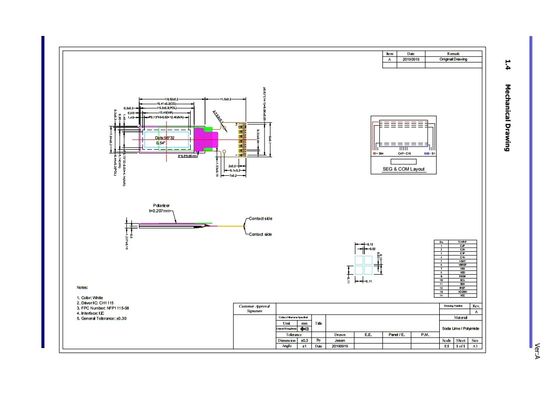 0.54 Inch OLED Module 96*32 I2C With CH1115 Monochrome LCD Panel