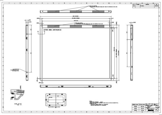 G121XCE-L01 12.1 Inch Innolux TFT LCD Module 1024*RGB*768 262k/16.2M Colors Display