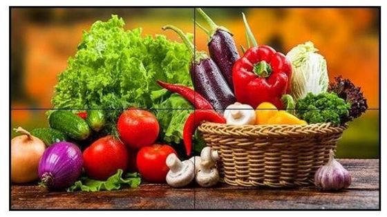 SLCD 55'' 65'' 75'' 2K FHD Spliced LCD Panel Customized 3.5mm Ultra Slim Bezel