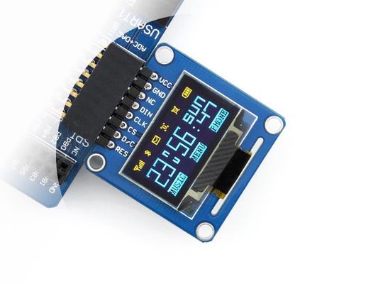 1.29'' 1.3'' OLED LCD Module 128*64 Monochrome Blue Wide Temperature Free View