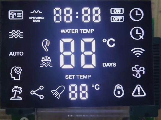 customized 7 segment led display mono white color panel meter industrial quality