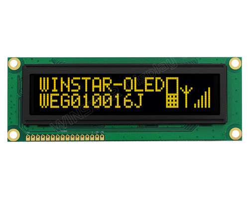 OLED LCD Module 3.84'' 100*16 Graphic Super Wide Temperature 5.0v Winstar Replace