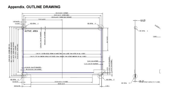 13.3'' TFT LCD Module Innolux 1920*1080 RGB High Contrast Notebook Display Monitor