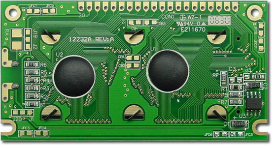 122*32 Graphic LCD Module CFAG12232A-TMI-TA STN Blue Transmissive 6H Wide Temperature Display