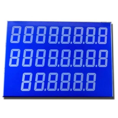 STN Blue LCD Module 6H Wide Temperature Wide Temperature Fuel Dispenser Monitor With PCB