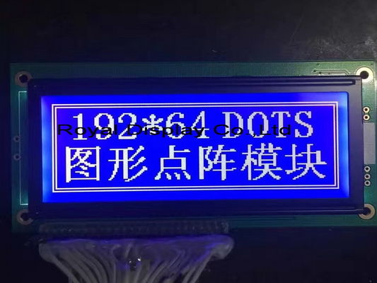 192*64 Graphic FSTN LCD Module AT0107 With Backlight Wide Temperature Industrial Display