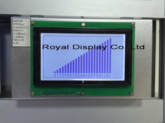 240*128 Graphic FSTN LCD Module With PCB T6963C Wide Temperature Industrial Display