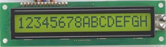 Big Size 1601 16*1 Character LCD Module With Backlight PCB Industrial Display