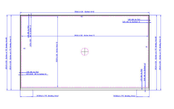 15.6'' B156HAN02.5 1920*1080 RGB TFT LCD Module Cost-effecitve Industrial LCD Module