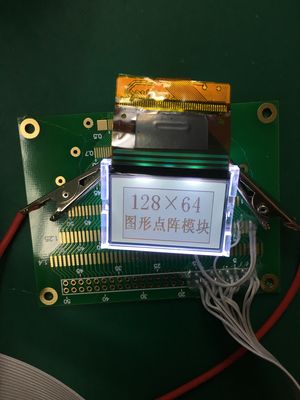 STN Positive 128*64 Graphic ST7920 6H Wide Temperature LCD Module LM3033DW