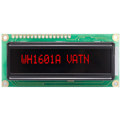 16*1 Character Monochrome SPI Interface Wide Temperature VATN LCD Module