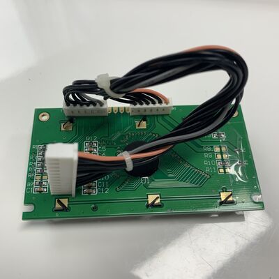 8×2 Character LCD Module STN Gray Transflective Positive  Yellow-Green Backlight  5V Supply  0-50℃ Operating Temperature