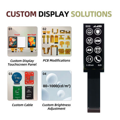 2.25inch 256*96 Pixel OLED Display Module with SPI Interface for WiFi Devices