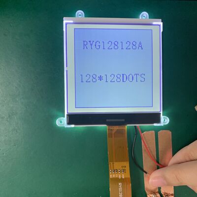COG LCD Module 128x128 Dot Matrix Display with STN Gray Positive Screen and 3.3V Logic for Industrial Applications
