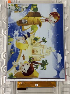 13.3 Inch E Ink Display Module with 1200*1600 Pixels Six Color E Paper for E Reader