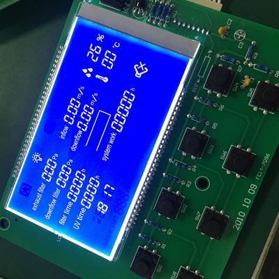 RYD2075BV01-A Graphic Lcd Display STN Blue Screen With Backlight High Brightness