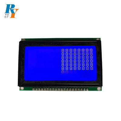 Mono COB Transmissive STN Blue Graphic LCD Module LCD Segment Display 128x64 Dots