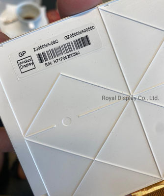 640x480 24 Bit RGB 50pin FPC TFT LCD Panel 250nits Zj050na-08c 5''