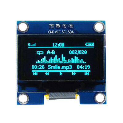 Hot Selling 1.3 Inch OLED Display Module 128x64 Iic Interface SSD1306 Controller with White Blacklight