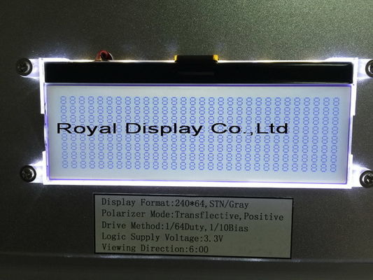 Custom Size 240X64 STN Parallel FFC UC1611s Controller Graphic LCD Module Serial Cog Monochrome