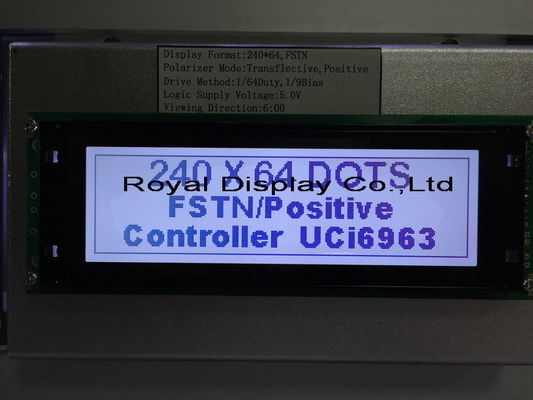 ODM OEM Stn FSTN Type 240X64 Cog Stn Monochrome 24064 LCD Graphic Module Display