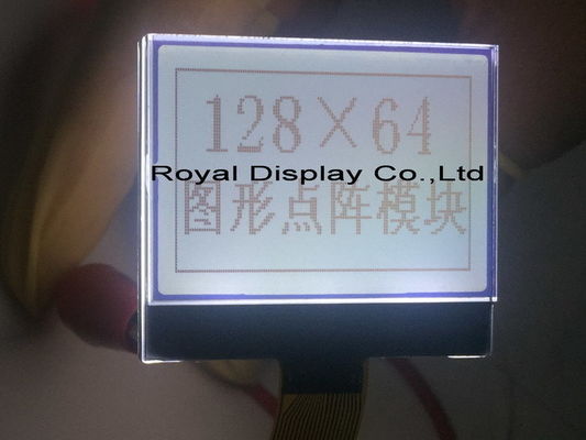 FSTN Standard LCD Module COG 128X64 Cog Graphic Positive Mono LCD Display With White Blacklight