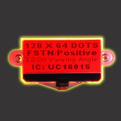 Manufacturer Graphic LCD Display FSTN 128X64 dots matrix lcd 45mA Cog St7565r FSTN Graphic LCD Module 1.3in Positive