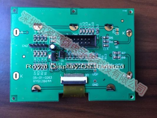 Character Dfstn Blue 12864 LCD Display Module with White Backlight