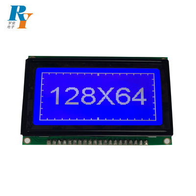 128*64 COB Type Stn-Blue Negative Transmissive Custom LCD Display