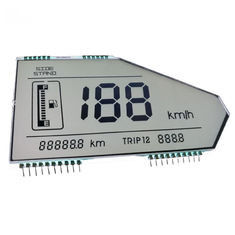 7 Segment Motorcycle Speedometer TN LCD Display Transflective Positive RY013