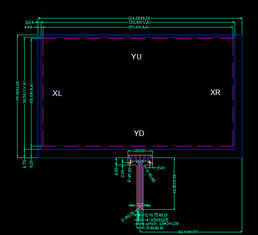 Custom Size 1.8''~21'' Capacitive/ Resistive Touch Screen Panel Transmissive LCD Display with Touch Panel