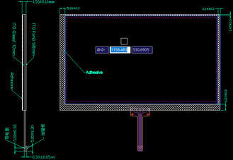 Custom Size 1.8''~21'' Capacitive/ Resistive Touch Screen Panel Transmissive LCD Display with Touch Panel