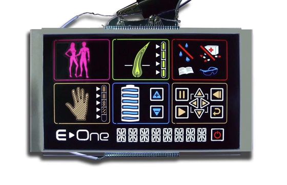 128x64 dots 3.3V COG 7 Segment LCD Display Va Negative Graphic LCD Display