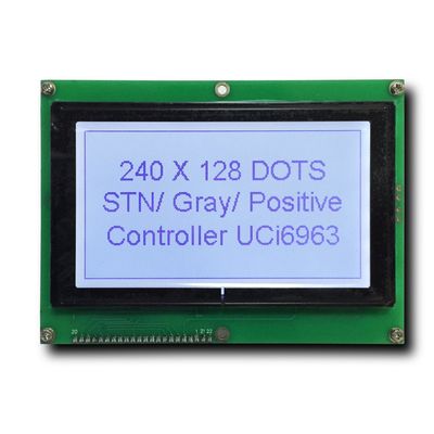Grey Positive Graphic LCD Display 240X128 FSTN 3.3V RGB LCD Screen