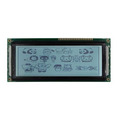 192X64 Dots Graphic LCD Module 4.05 Inch 20 Pin Stn Blue Yg Mono Cog FPC
