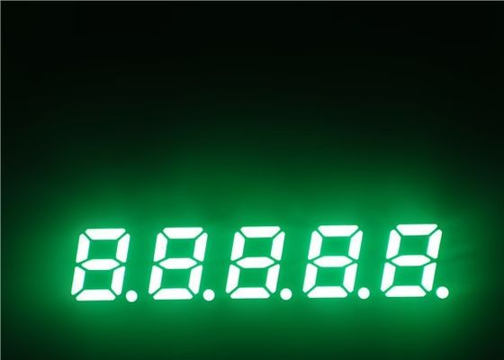 Blue Emitting LED Segment Display Common Cathode 0.28" 5 Digit 200mcd